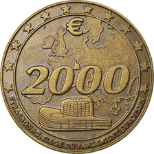 Frankreich, Medaille, Strasbourg, Passage à l'An 2000, 2000, UNZ, Bronze