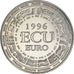 Frankrijk, Medaille, Ecu Europa, Politics, 1996, Jimenez, FDC, Copper-nickel