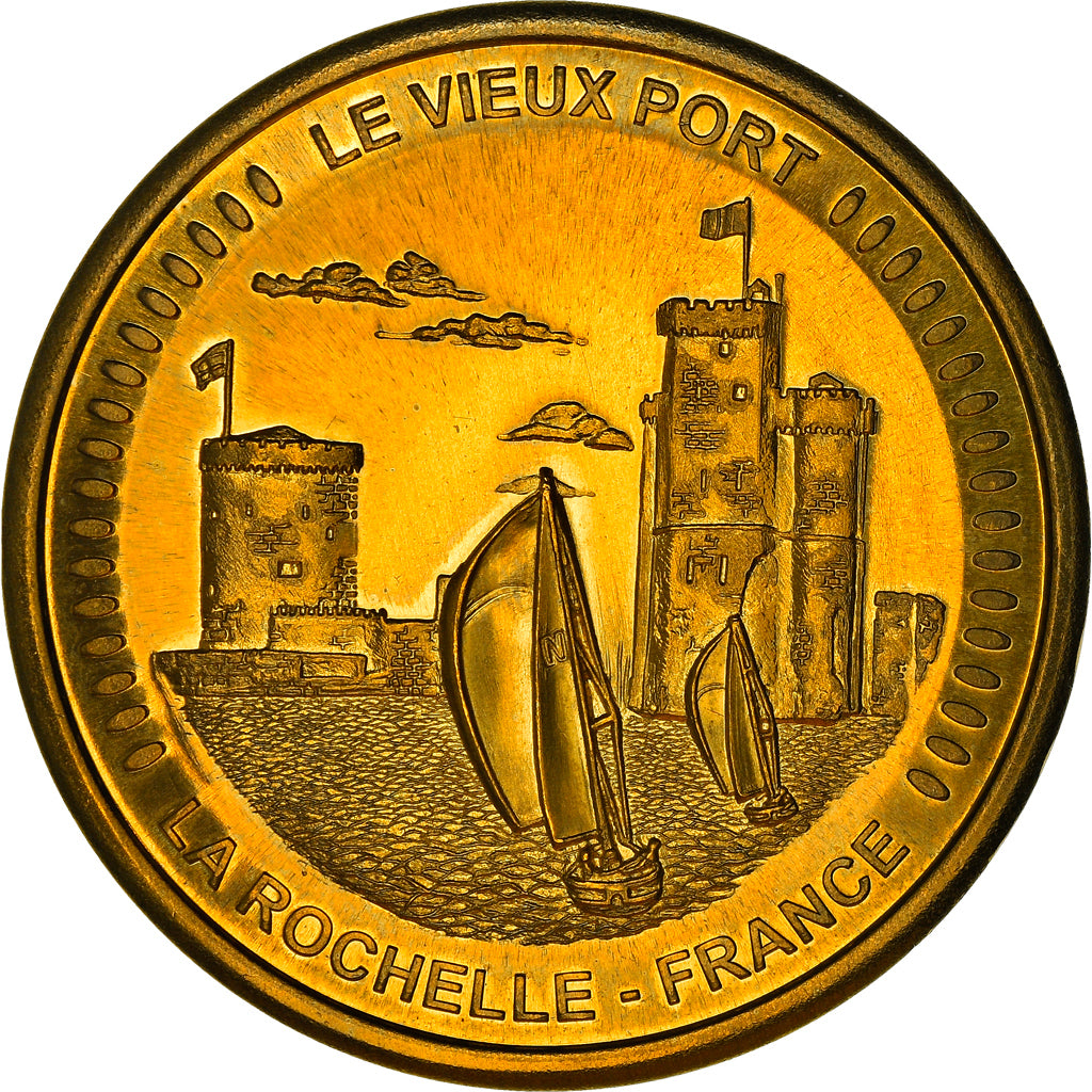 France, Token, Touristic token, La Rochelle - Le Vieux Port, MS(65-70)