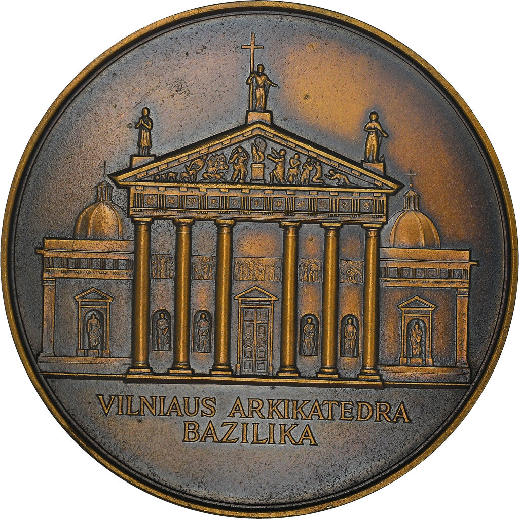 Lithuania, Medal, Sanctus Casimirus, Vilnius, 1989, MS(63), Bronze