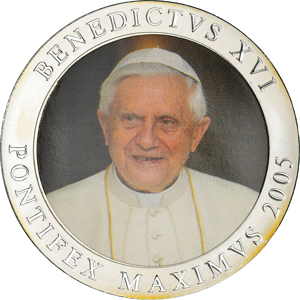 Vatican, Medal, Le Pape Benoit XVI, Religions & beliefs, 2005, MS(63), Copper