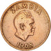 Zambia, 2 Ngwee, 1968, British Royal Mint, EF(40-45), Bronze, KM:10