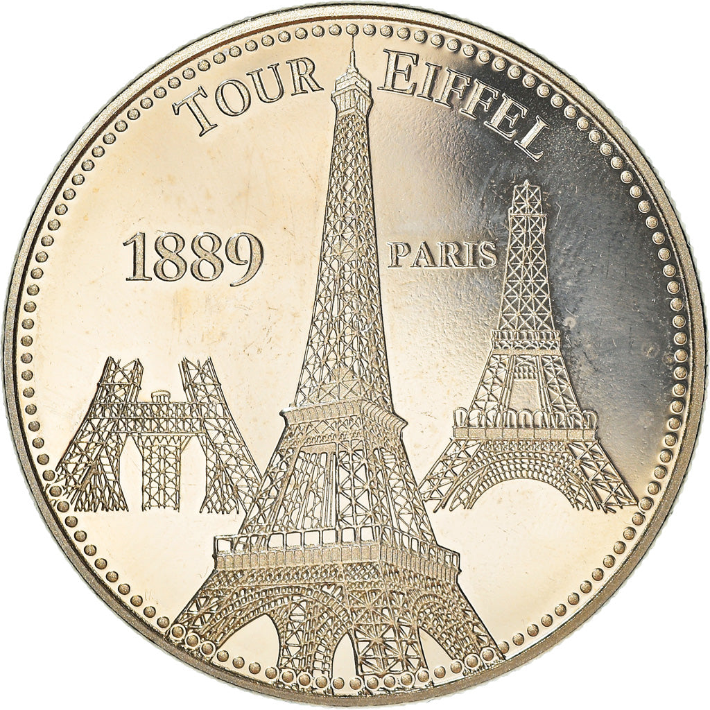 France, Medal, Les plus beaux trésors du patrimoine de France, Tour Eiffel