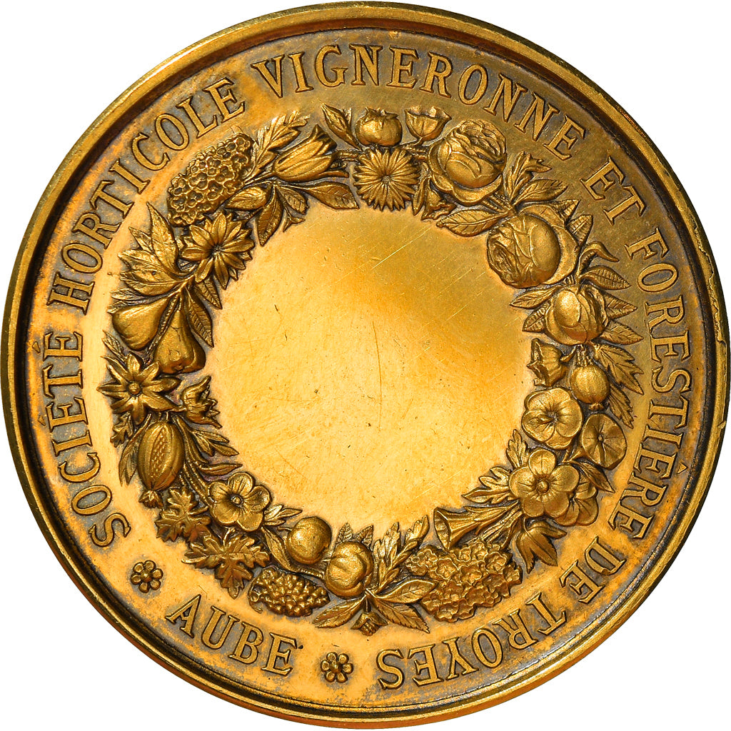 Francia, medaglia, Société Horticole Vigneronne et Forestière de Troyes