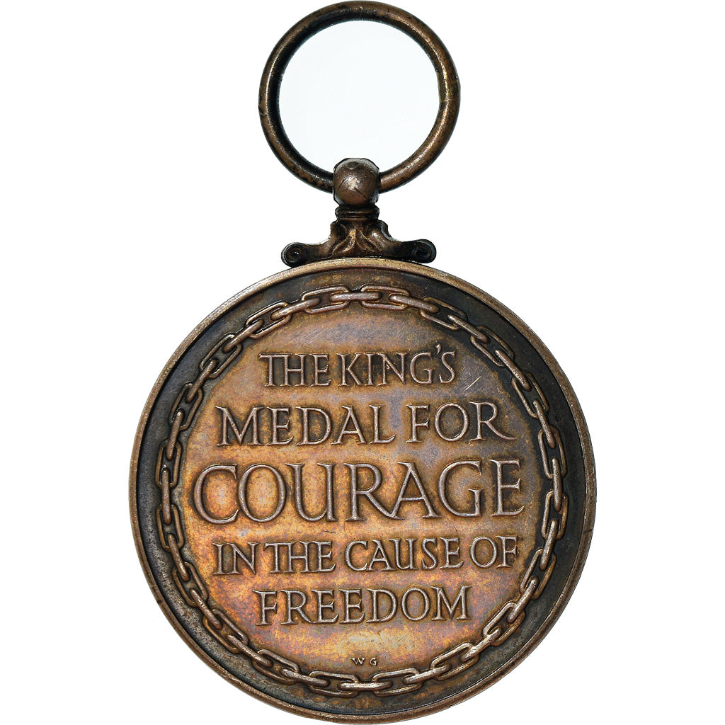 Regno Unito, Georges VI, The King's Medal for Courage, medaglia, Eccellente