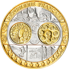 Francja, Medal, Europe, République Française, Politics, MS(65-70), Srebro