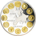 Francia, medaglia, 10 ans de l'Euro, Politics, FDC, Copper Plated Silver