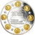 France, Medal, 10 ans de l'Euro, Vatican, 2012, MS(65-70), Copper Plated Silver