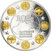Francia, medaglia, 10 Ans de l'Euro, Slovaquie, Politics, 2012, FDC, Copper
