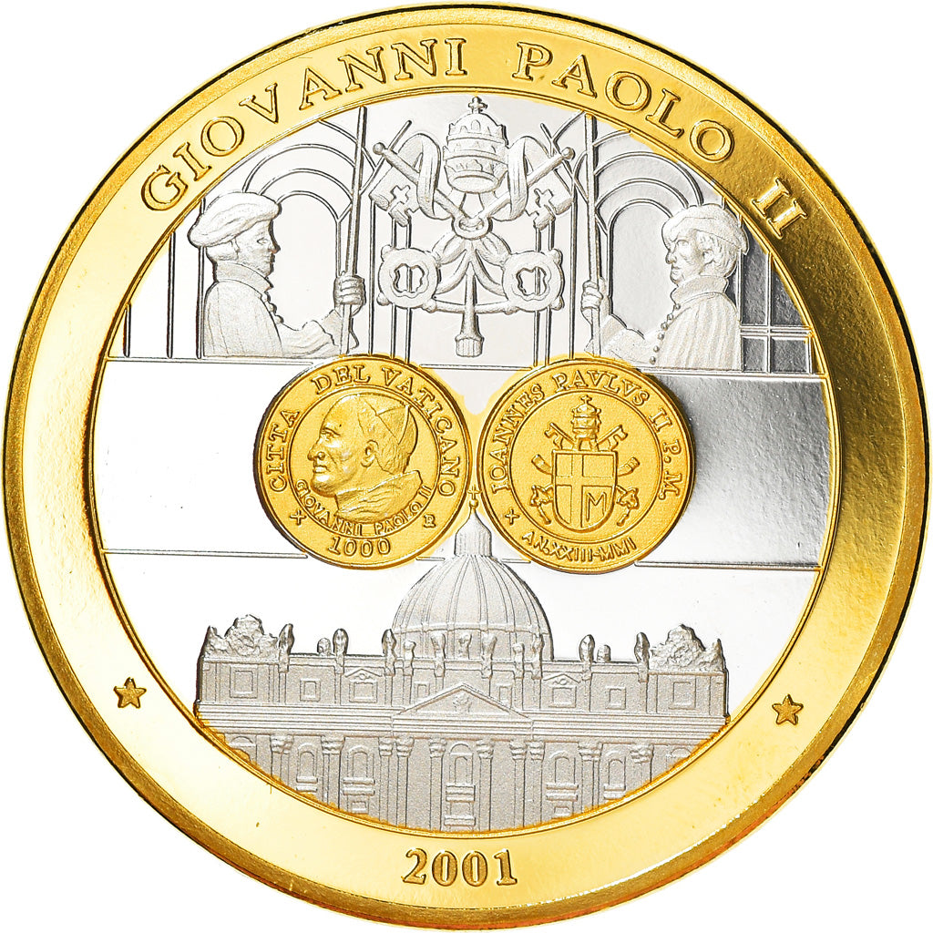 Vatican, Medal, Jean-Paul II, Religions & beliefs, 2009, MS(65-70), Copper