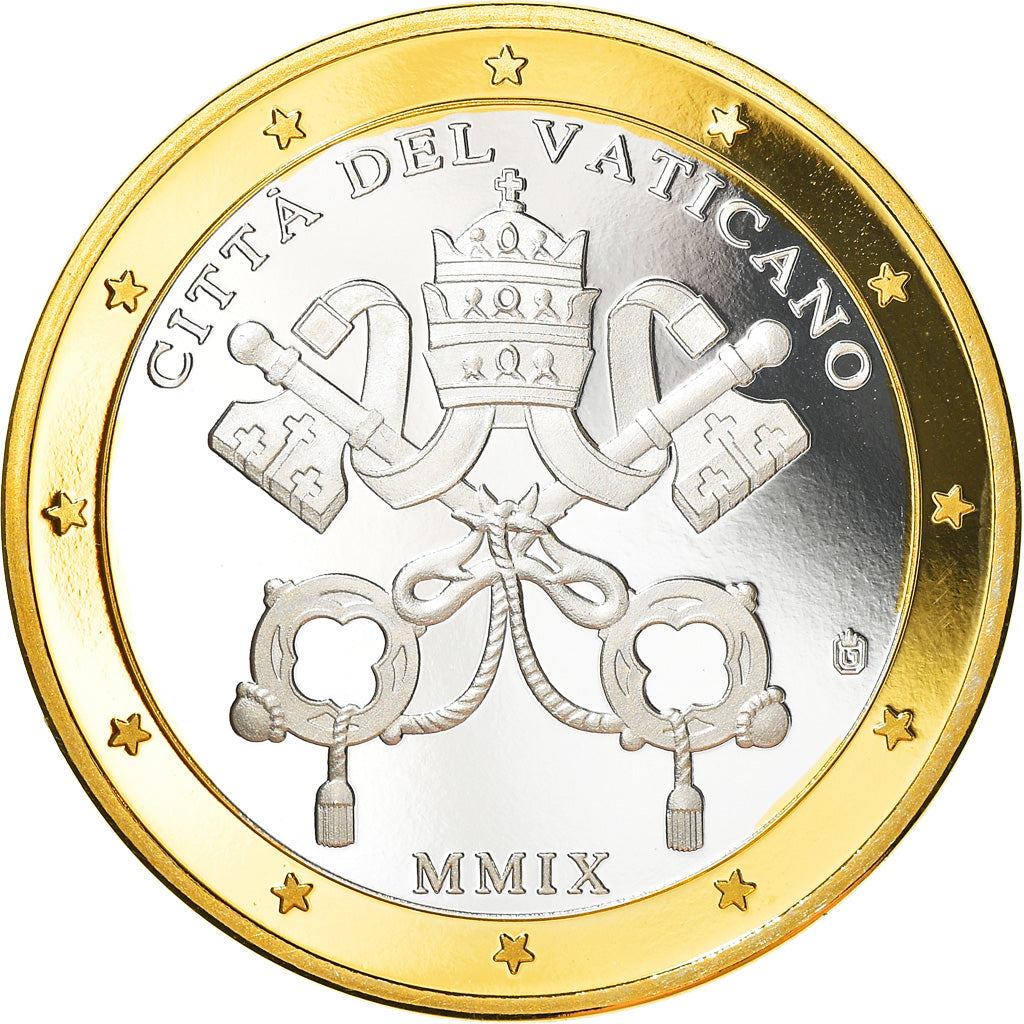 Vatican, Medal, Jean-Paul II, Religions & beliefs, 2009, MS(65-70), Copper