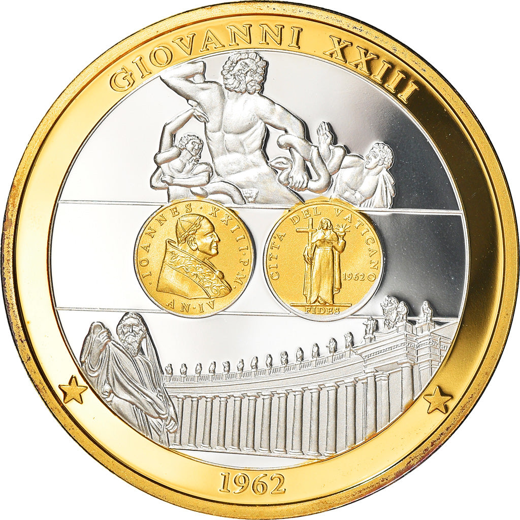Vatican, Médaille, Jean XXIII, Religions & beliefs, 2009, FDC, Cuivre plaqué