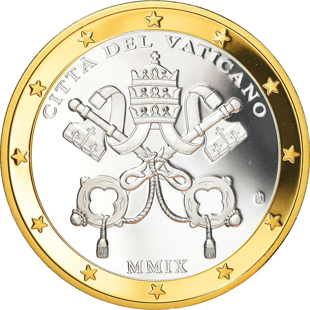 Vatican, Médaille, Jean XXIII, Religions & beliefs, 2009, FDC, Cuivre plaqué