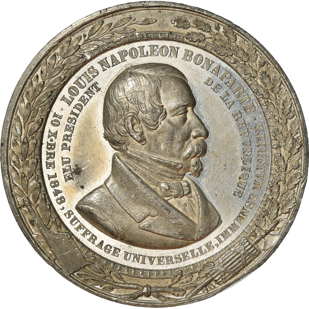 Frankreich, Medaille, Louis Napoléon Bonaparte Réélu au Suffrage Universel