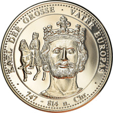 France, Medal, Apogée de l'Histoire Allemande, Charles Le Grand, History, 1999