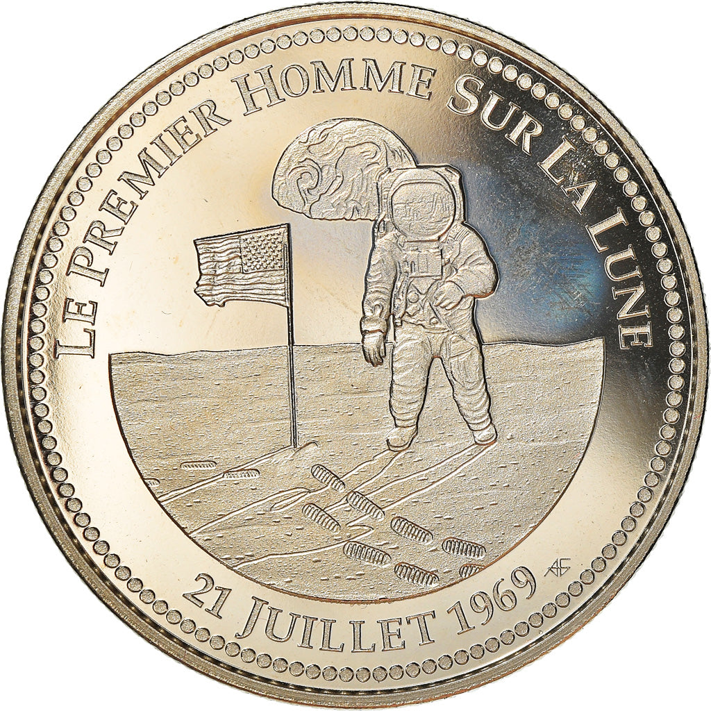 Frankreich, Medaille, Apollo 11, Le Premier Homme sur la Lune, Sciences &