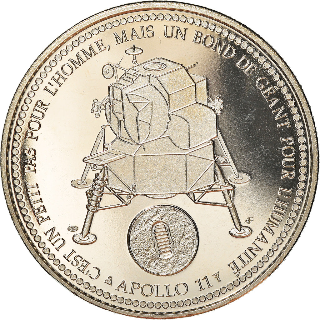 Frankreich, Medaille, Apollo 11, Le Premier Homme sur la Lune, Sciences &