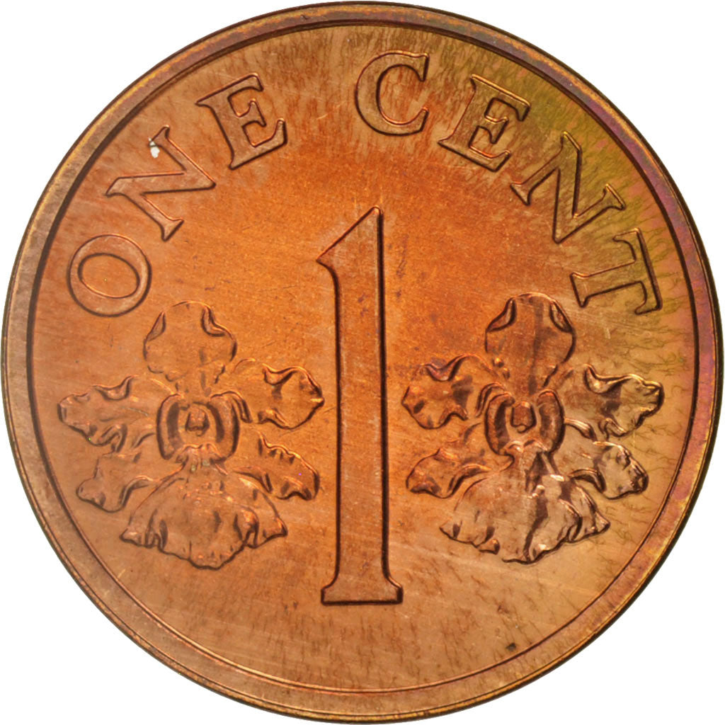 Singapur, Cent, 1988, British Royal Mint, UNZ+, Bronze, KM:49