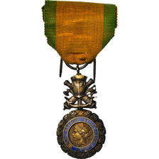 Francia, Troisième République, Valeur et Discipline, medalla, 1870, Muy buen