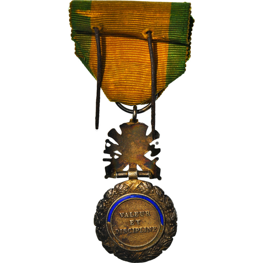 Francia, Troisième République, Valeur et Discipline, medalla, 1870, Muy buen