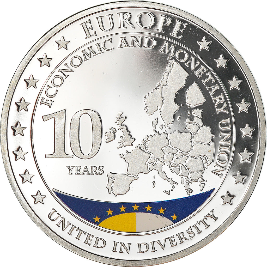 Vatican, Medal, Union Economique et Monétaire, Politics, 2012, MS(65-70)
