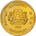 Singapore, Dollar, 1988, British Royal Mint, MS(63), Aluminum-Bronze, KM:54b