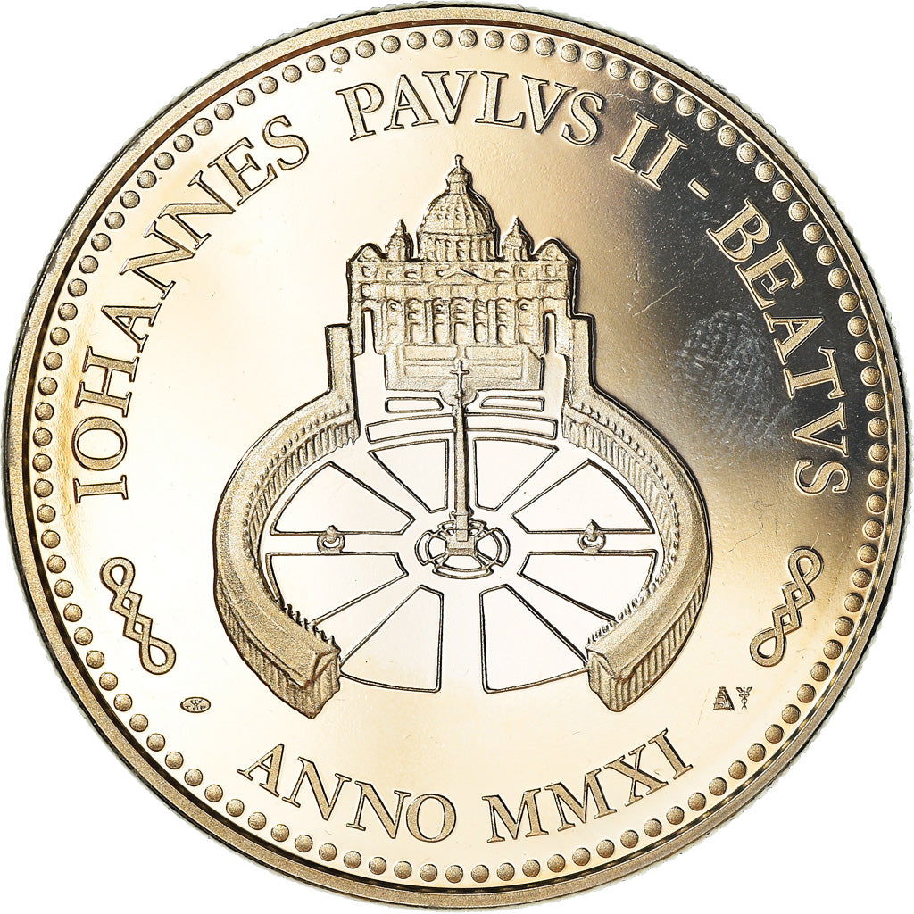Vatican, Medal, Le Pape Jean-Paul II, Religions & beliefs, 2011, MS(65-70)