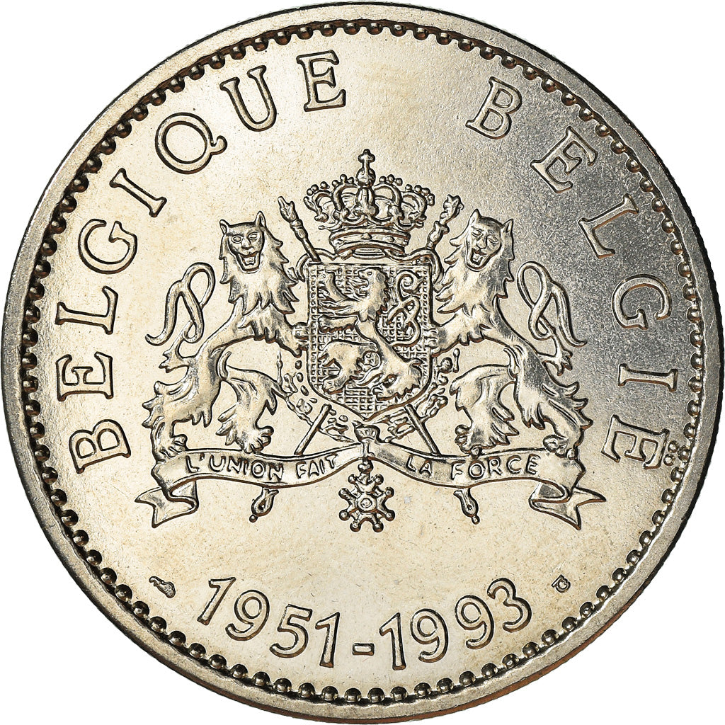 Belgium, Medal, Le roi Baudouin Ier, Politics, MS(63), Copper-nickel