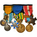 France, Placard de Décorations Coloniales, Indochine, WAR, Medal, Excellent