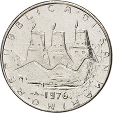 San Marino, 100 Lire, 1976, MS(63), Steel, KM:57