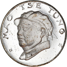 France, Médaille, Communist leaders, Mao Tse Tung, History, SUP, Argent