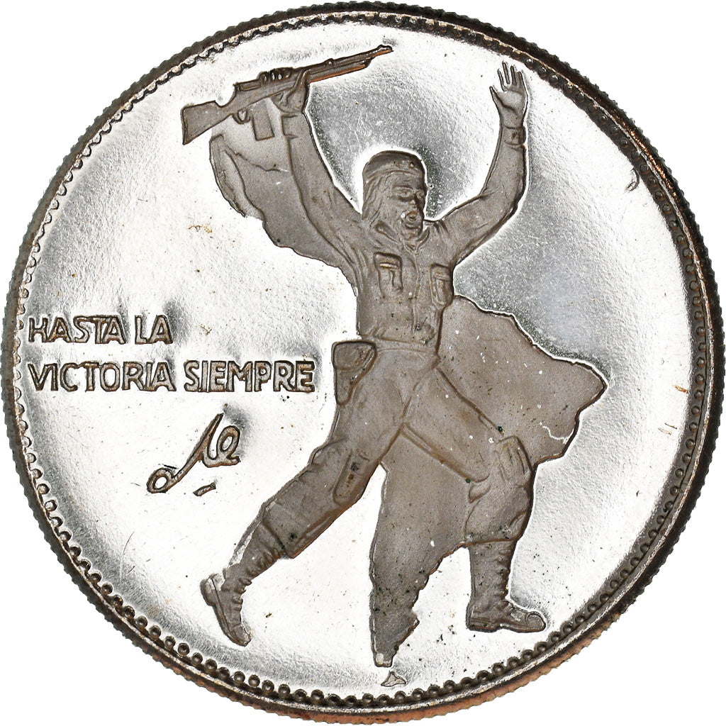 France, Medal, Communist Leaders, Che Guevara, History, MS(63), Silver