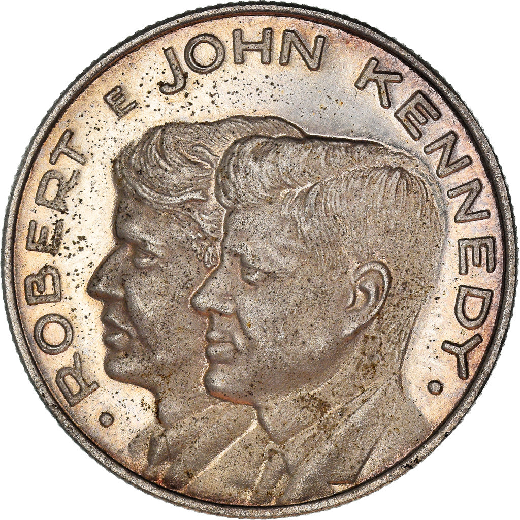 United States, Medal, Robert E. John Kennedy, Politics, 1968, AU(55-58), Silver