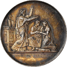 France, Medal, Noces, Mariage, Religion, Religions & beliefs, 1854, Gayrard