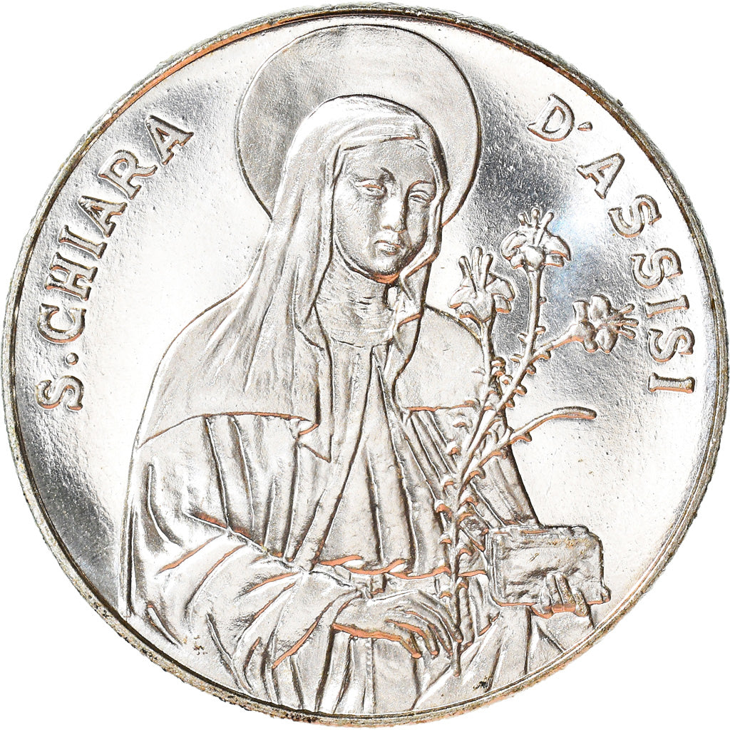 Vatican, Médaille, Saint François d'Assise, Sainte Claire d'Assise, Religions