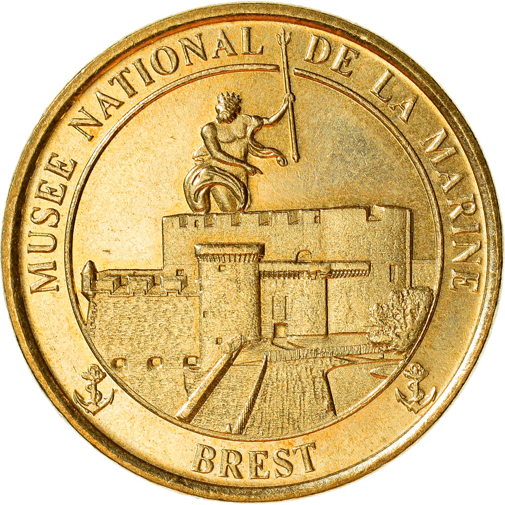 France, Token, Touristic token, Musée National de la Marine, Brest, 2013