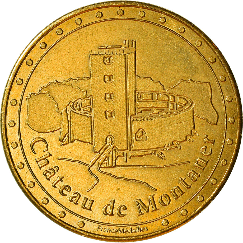 France, Token, Touristic token, Chateau de Montaner, MS(63), Cupro-nickel