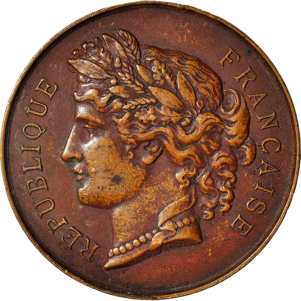 France, Médaille, Exposition de la Mothe Saint Héray, 1890, Trotin, TTB