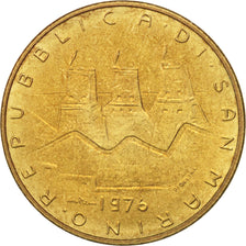 San Marino, 20 Lire, 1976, MS(63), Aluminum-Bronze, KM:55