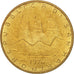San Marino, 20 Lire, 1976, MS(63), Aluminum-Bronze, KM:55