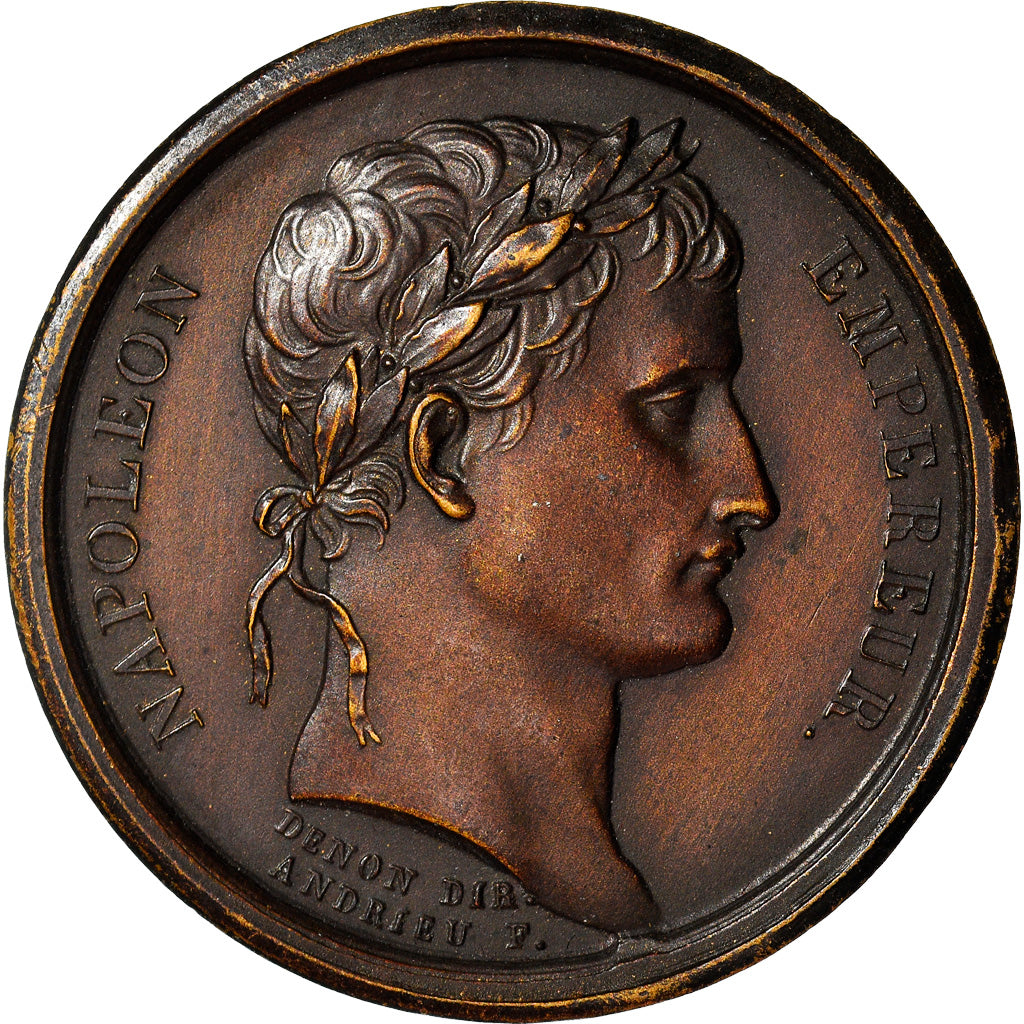 France, Medal, Napoléon Ier, Le Sénat et le Peuple, History, Denon / Andrieu
