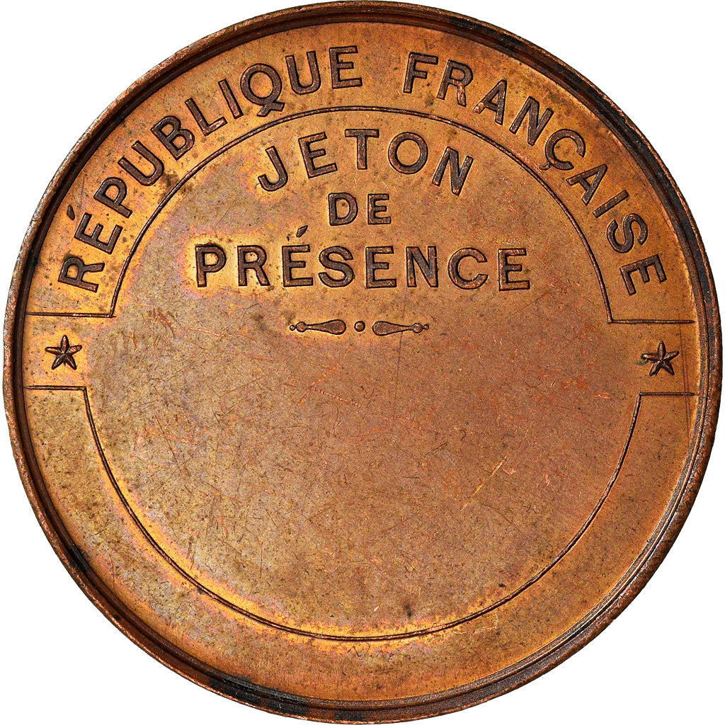 France, Jeton, La Commune, Jeton de Présence, Siège de Paris, History, 1870