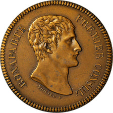 France, Medal, Napoléon Bonaparte visite l'Hôtel des Monnaies, History, An XI