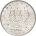 San Marino, 2 Lire, 1976, MS(63), Aluminum, KM:52