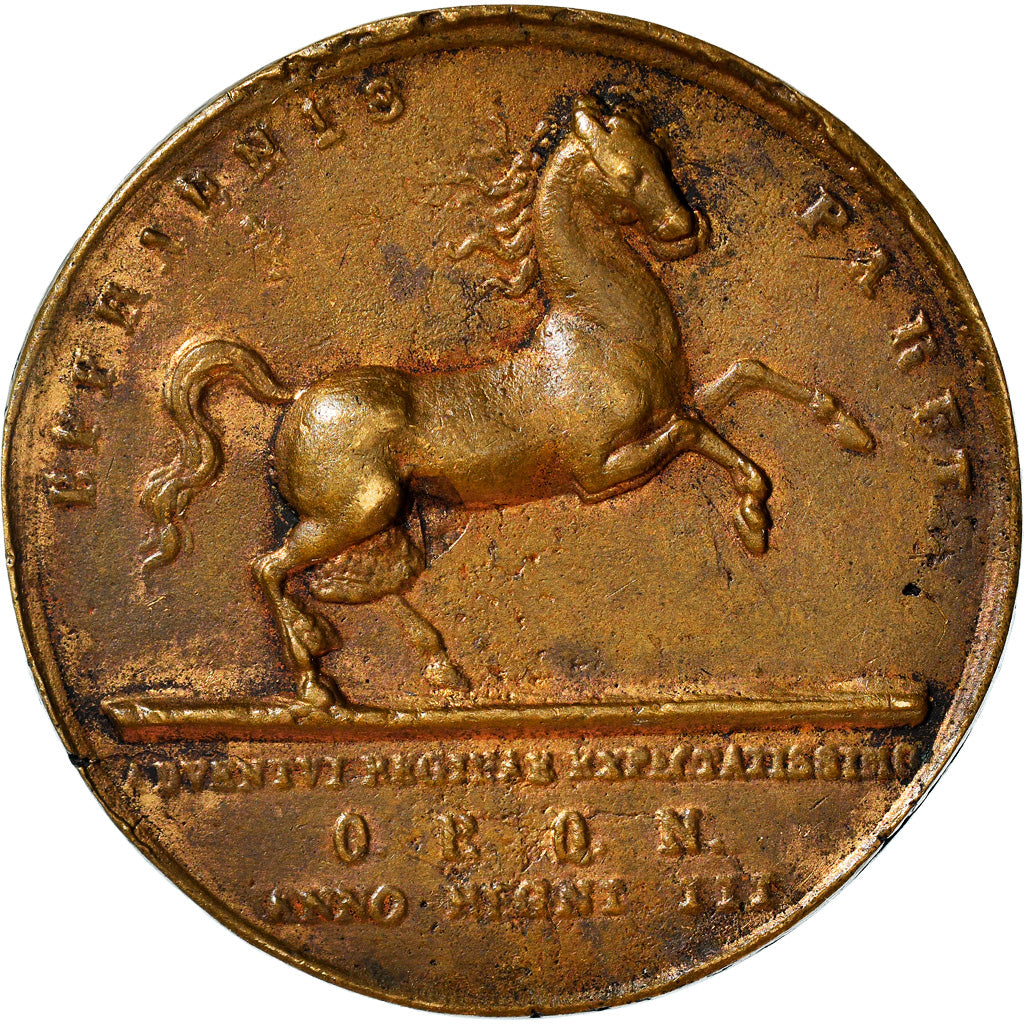 France, Médaille, Joseph Bonaparte et Julie Clary, History, TB+, Cuivre