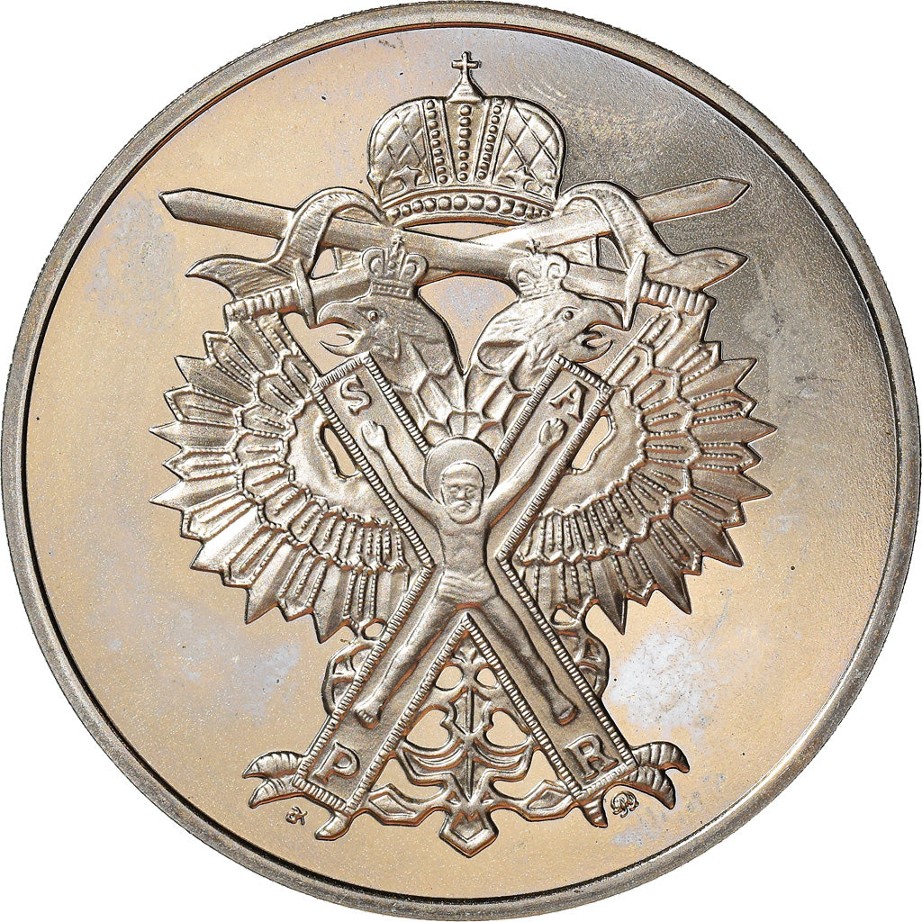Russia, Token, 300 Ans de la Marine, Comte Apraxine, Shipping, 1996, MS(63)