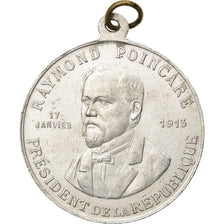 France, Medal, Raymond Poincaré Président, Nouvelles Galeries, Saumur, 1913