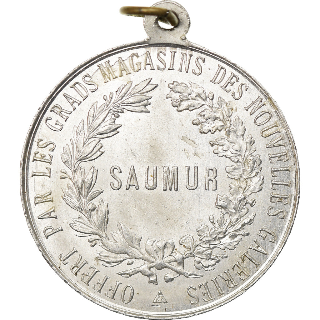 France, Medal, Raymond Poincaré Président, Nouvelles Galeries, Saumur, 1913