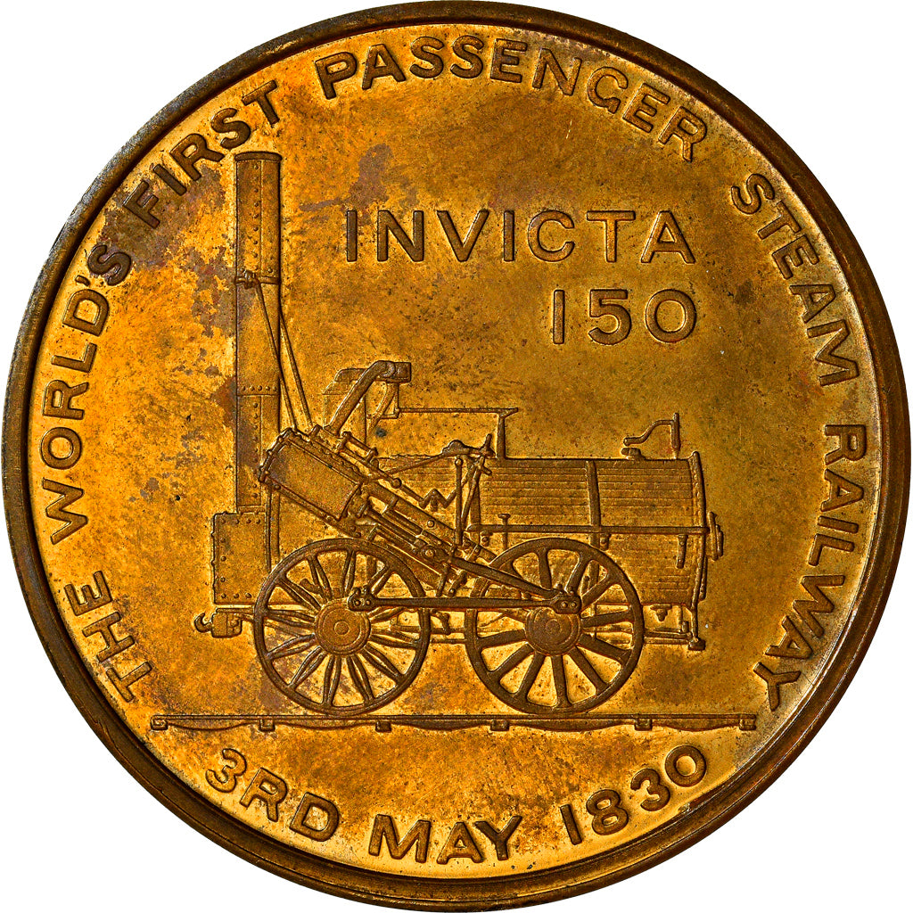United Kingdom, Token, The World's First Passenger, Invicta 150, Railway, 1830