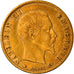 Moneda, Francia, Napoleon III, Napoléon III, 5 Francs, 1860, Paris, BC+, Oro